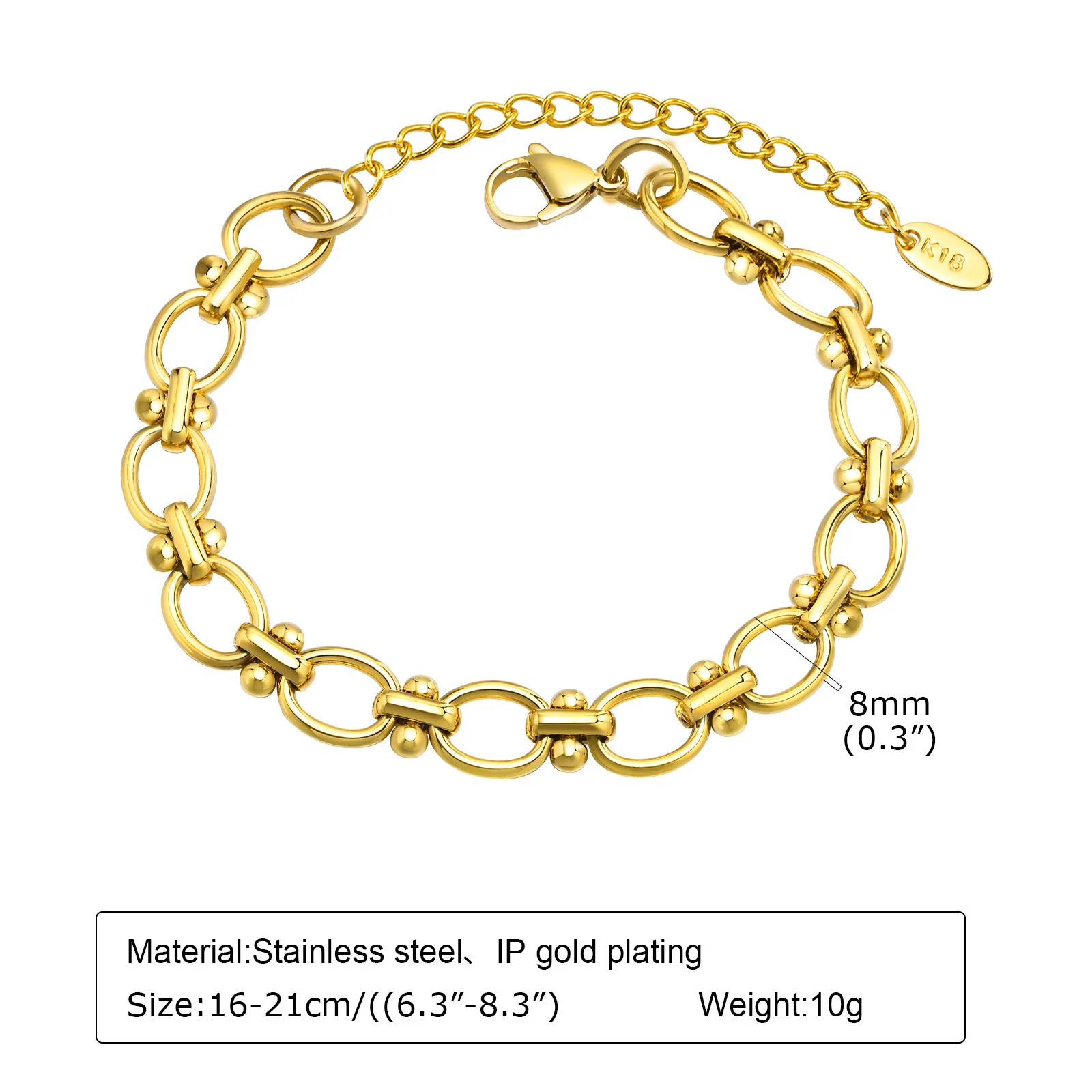 7pc Mix Match Bracelet Stack - Image 3