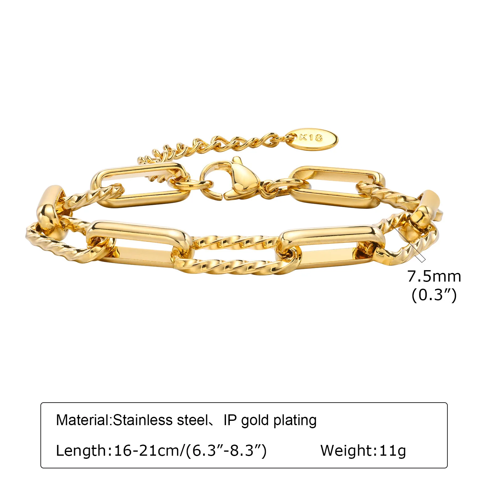 7pc Mix Match Bracelet Stack - Image 7