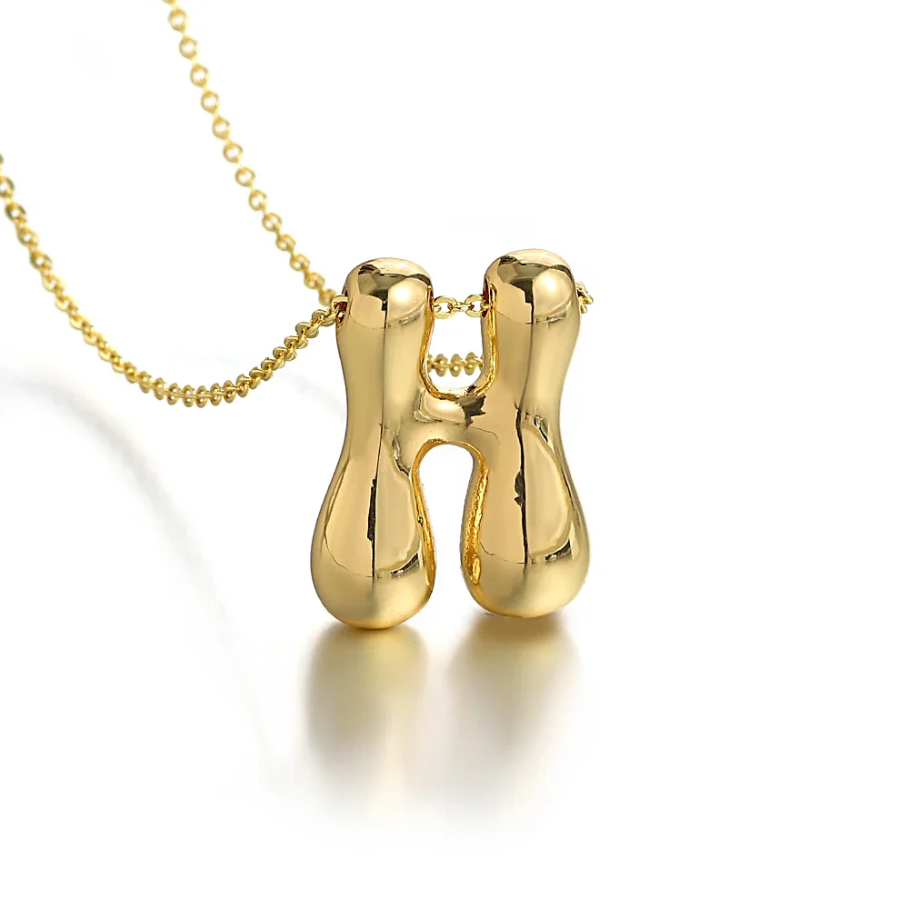 Chunky Letter Balloon Necklace - Image 10