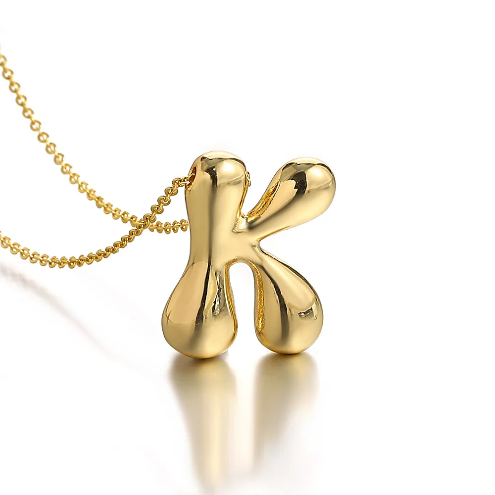 Chunky Letter Balloon Necklace - Image 13