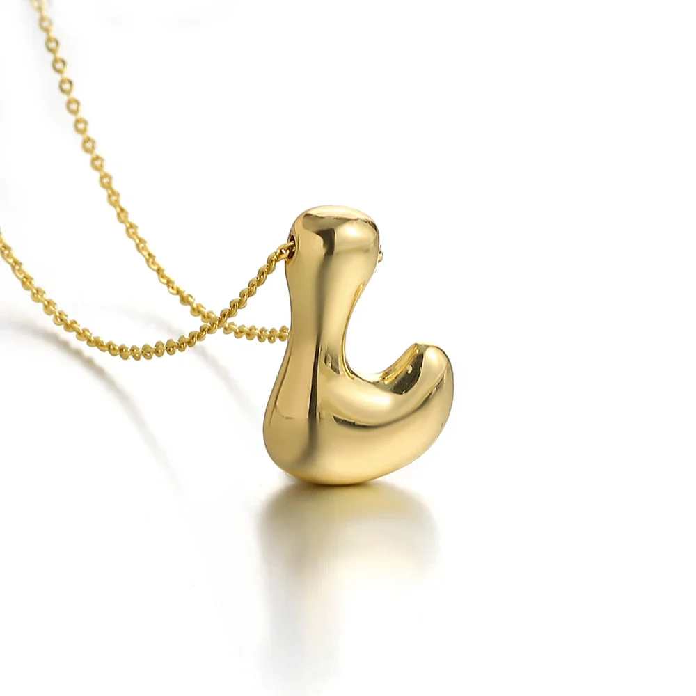 Chunky Letter Balloon Necklace - Image 14