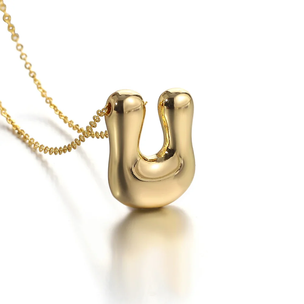 Chunky Letter Balloon Necklace - Image 23
