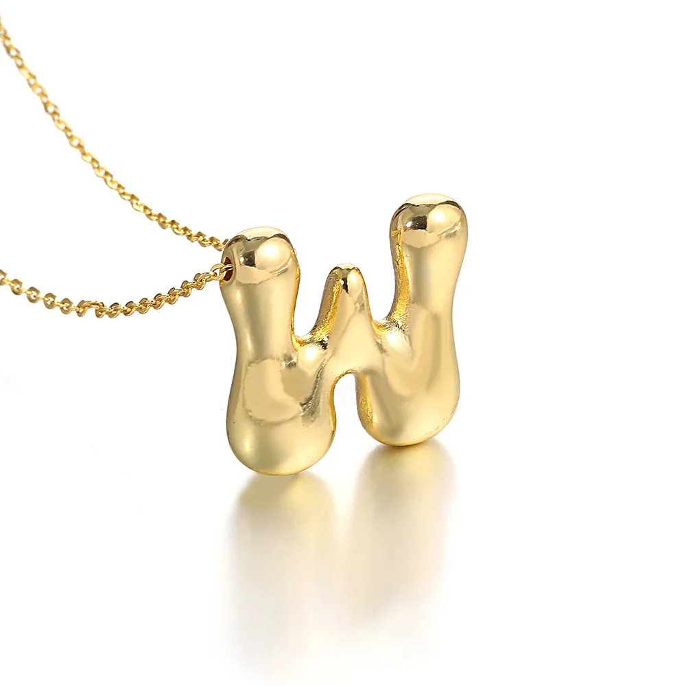 Chunky Letter Balloon Necklace - Image 24