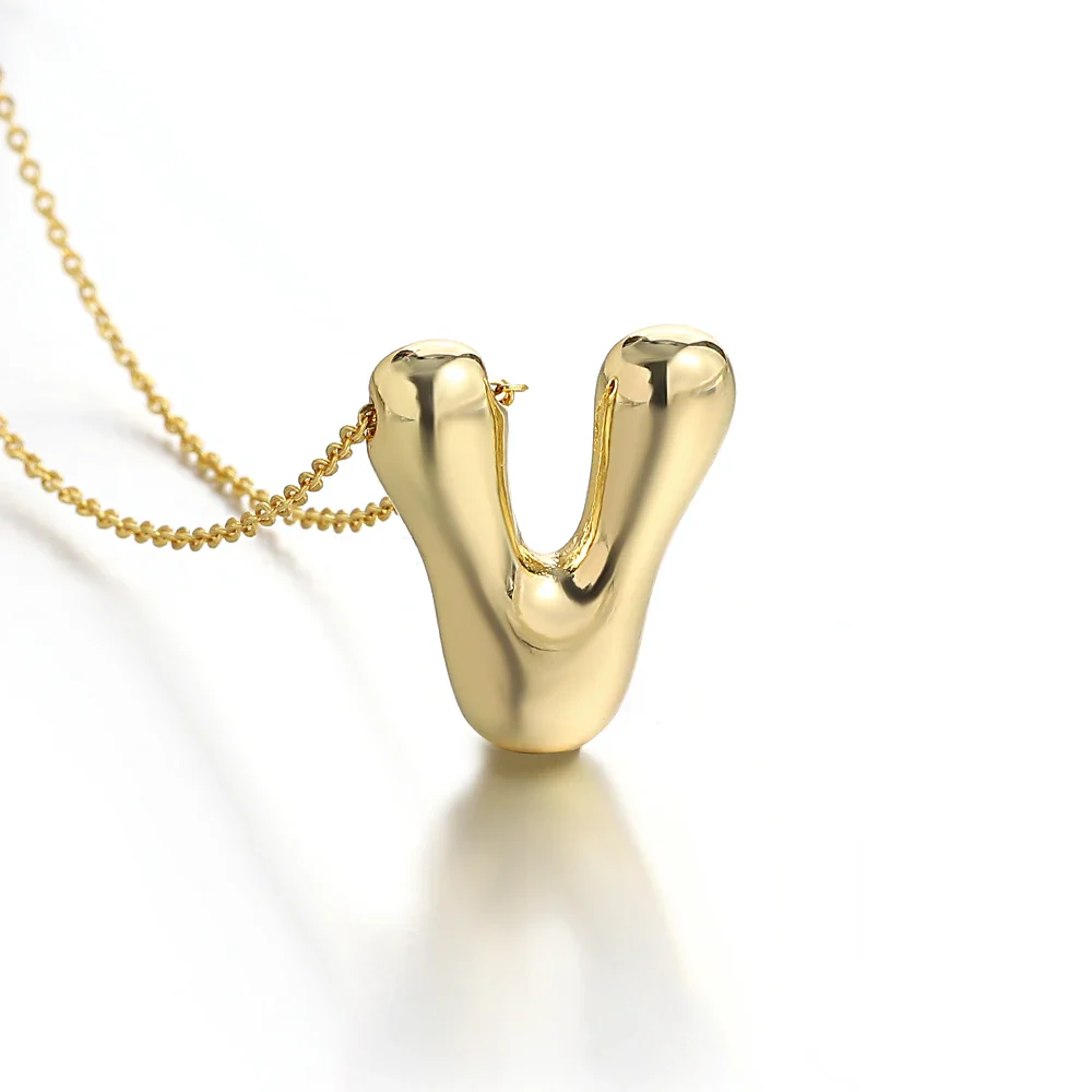 Chunky Letter Balloon Necklace - Image 25