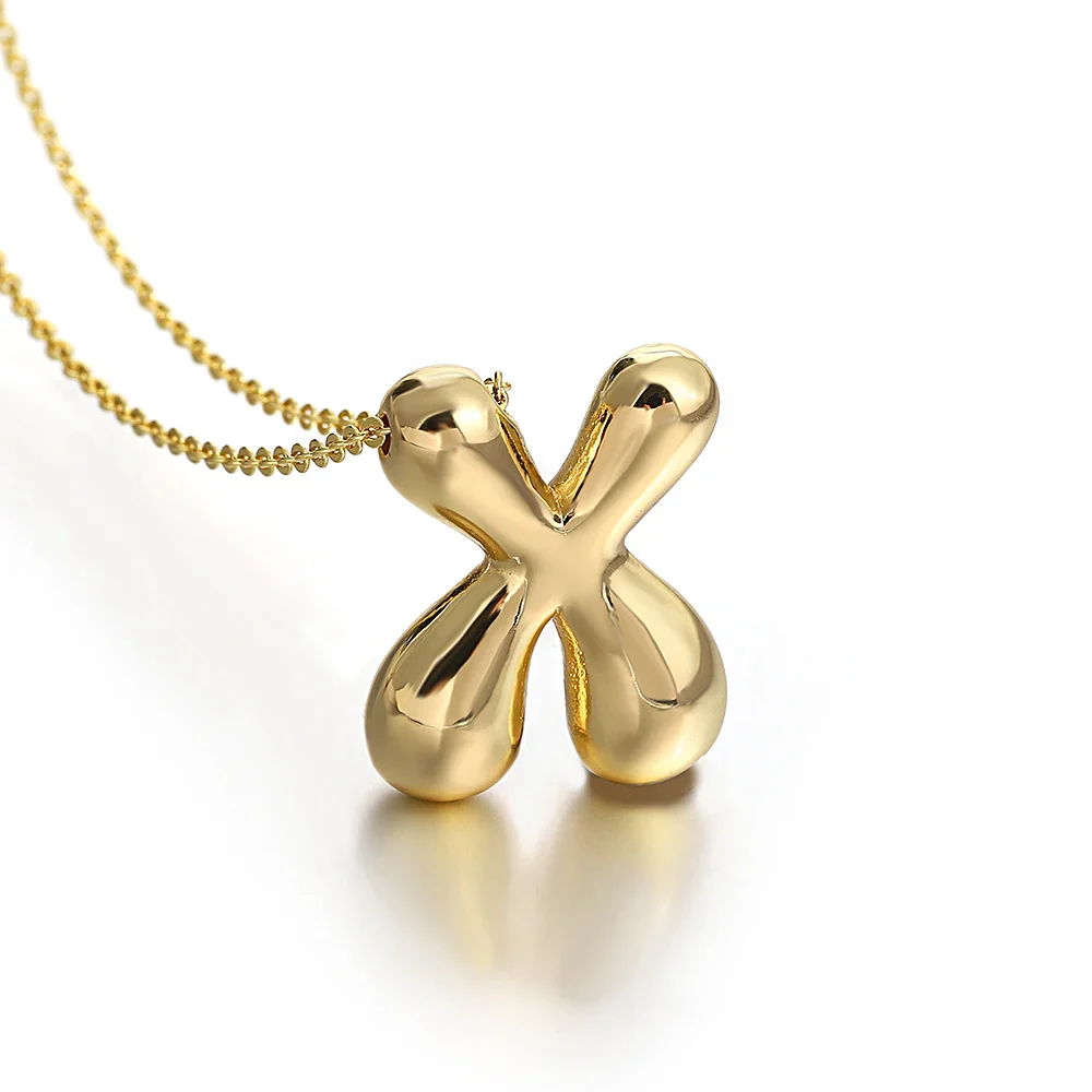 Chunky Letter Balloon Necklace - Image 26
