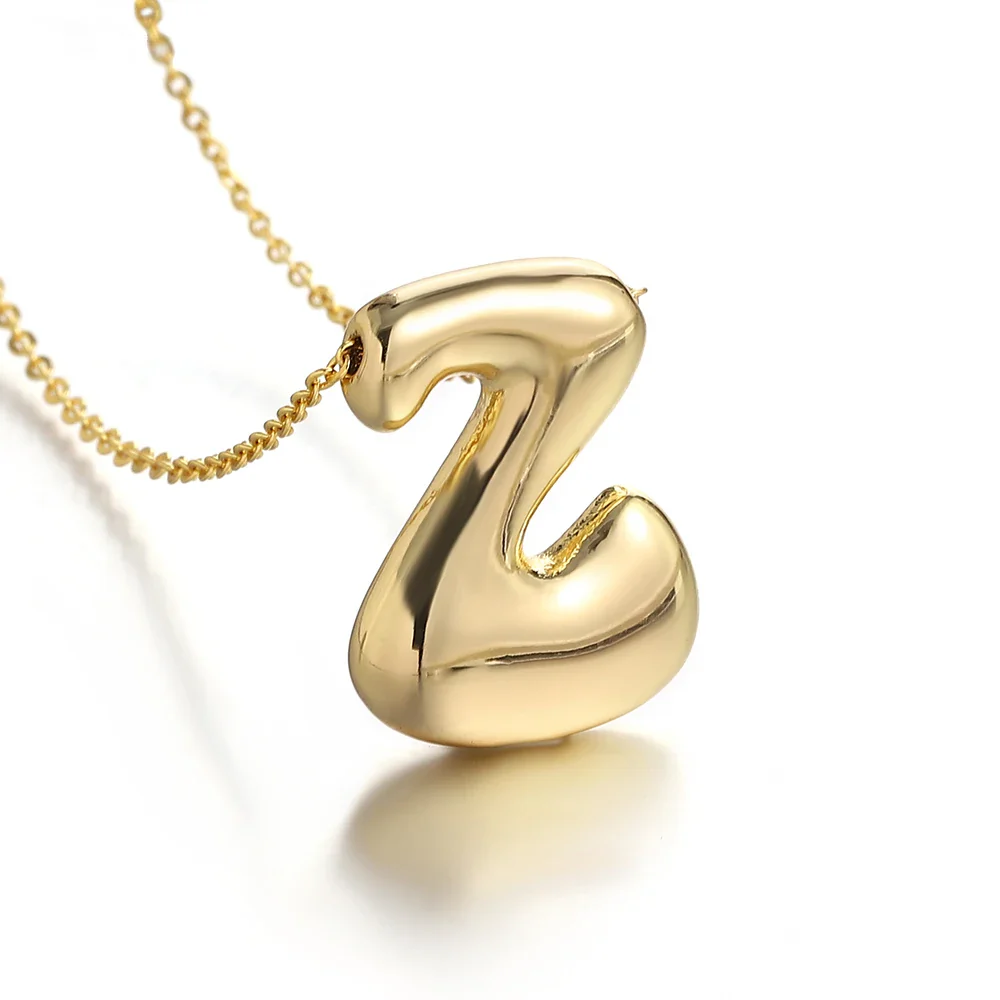 Chunky Letter Balloon Necklace - Image 28