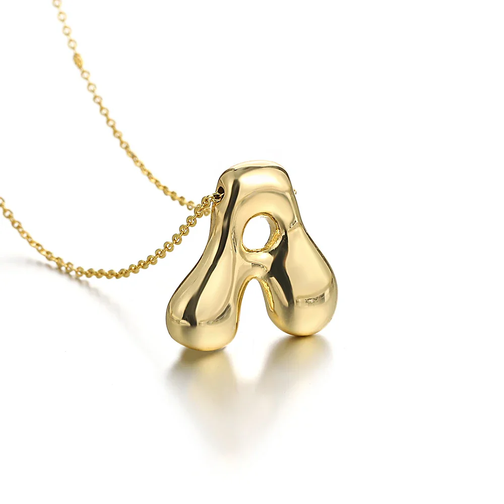 Chunky Letter Balloon Necklace - Image 3