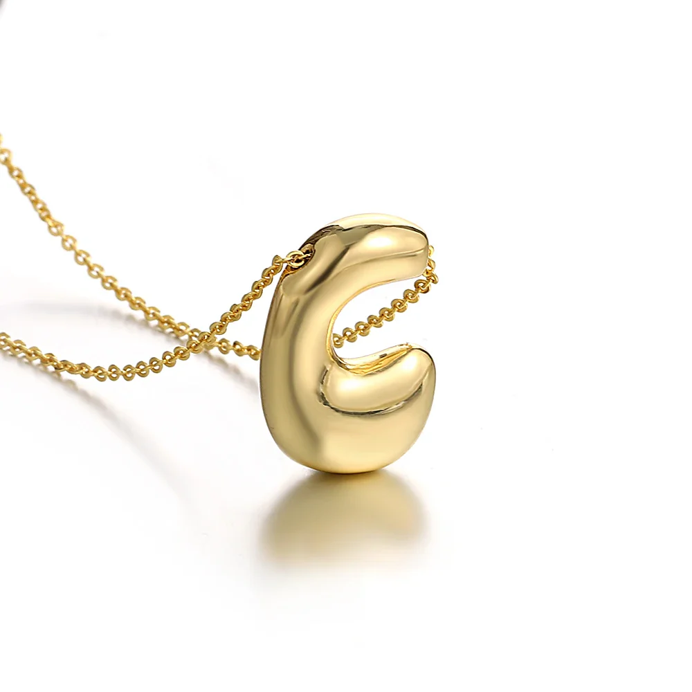 Chunky Letter Balloon Necklace - Image 5