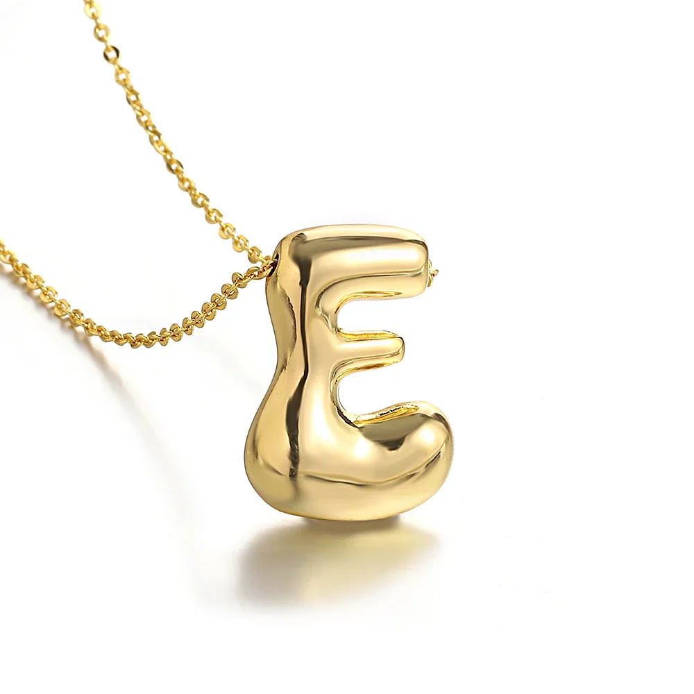 Chunky Letter Balloon Necklace - Image 7