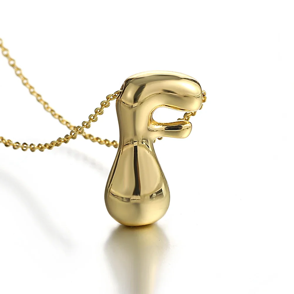 Chunky Letter Balloon Necklace - Image 8