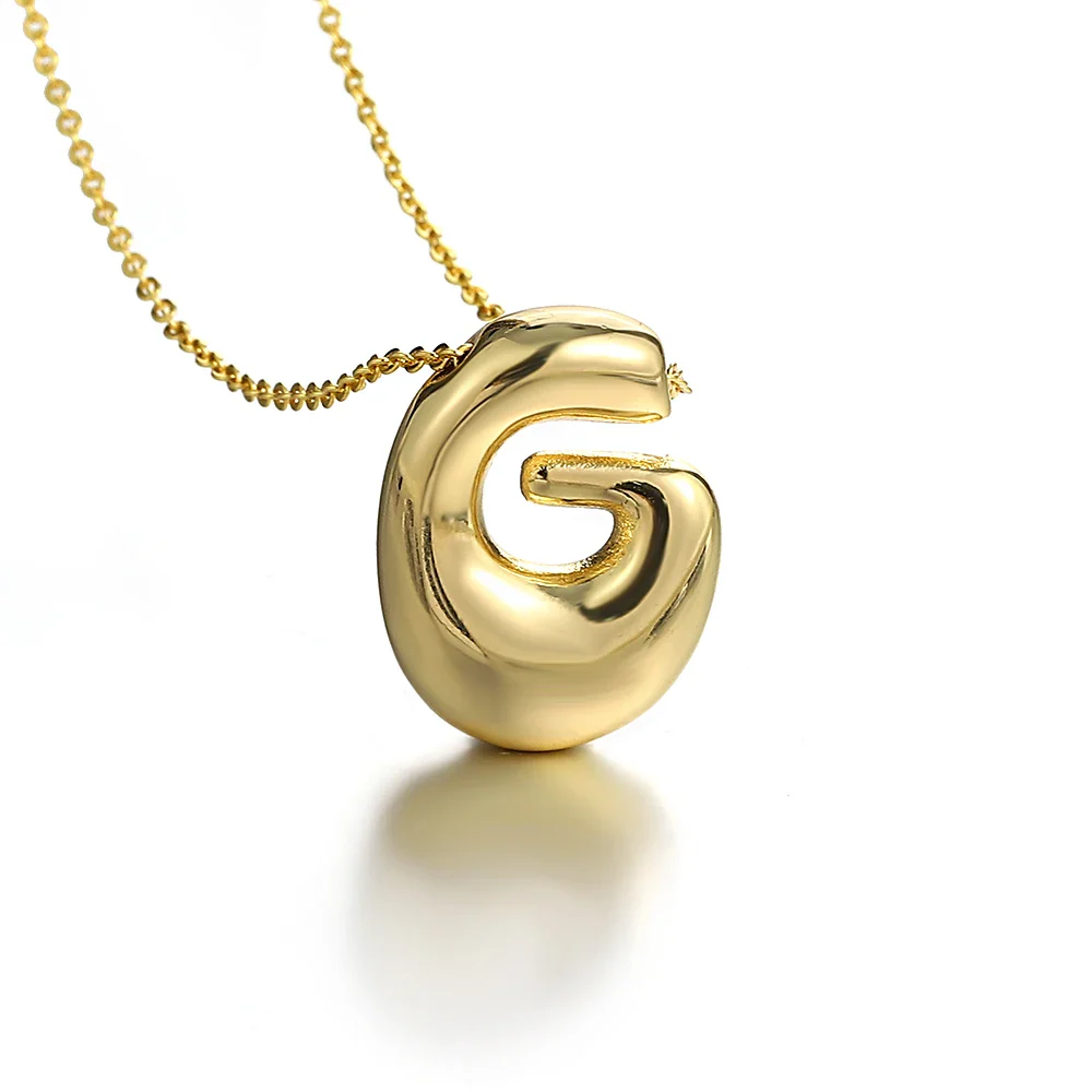 Chunky Letter Balloon Necklace - Image 9