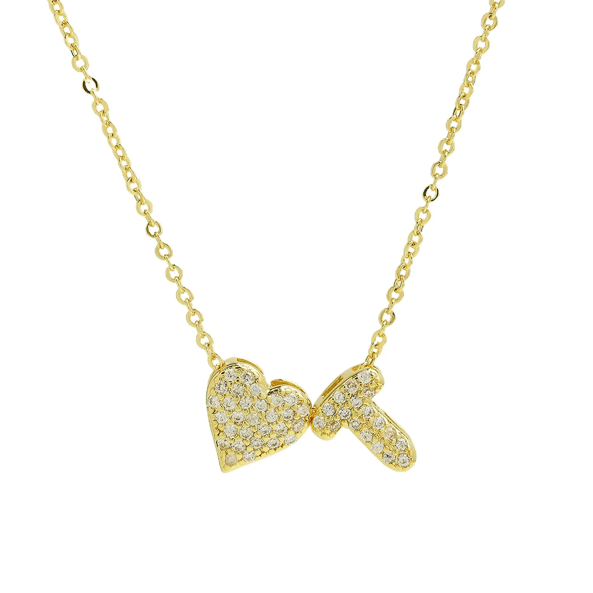 A-Z Tiny Heart Initial Necklace - Image 22