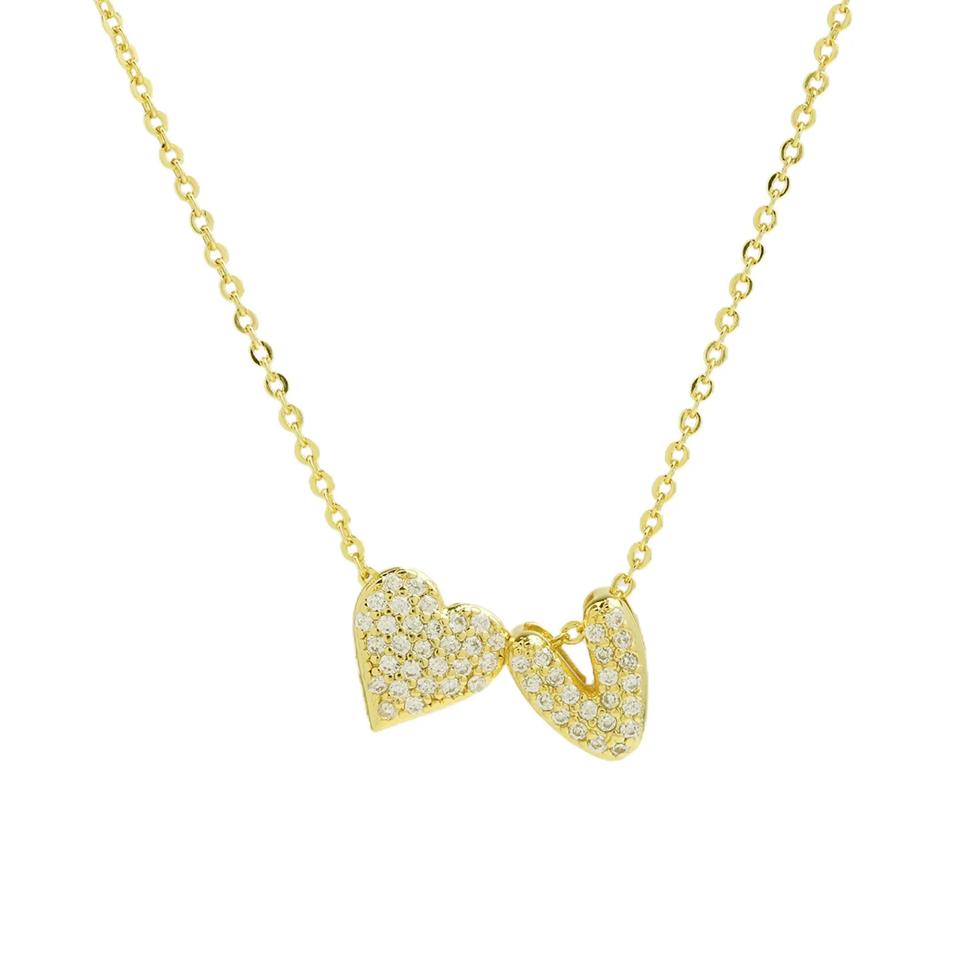 A-Z Tiny Heart Initial Necklace - Image 24